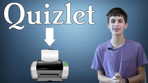 how to print quizlet